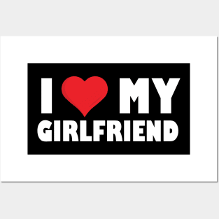 I love my girlfriend many times Posters and Art